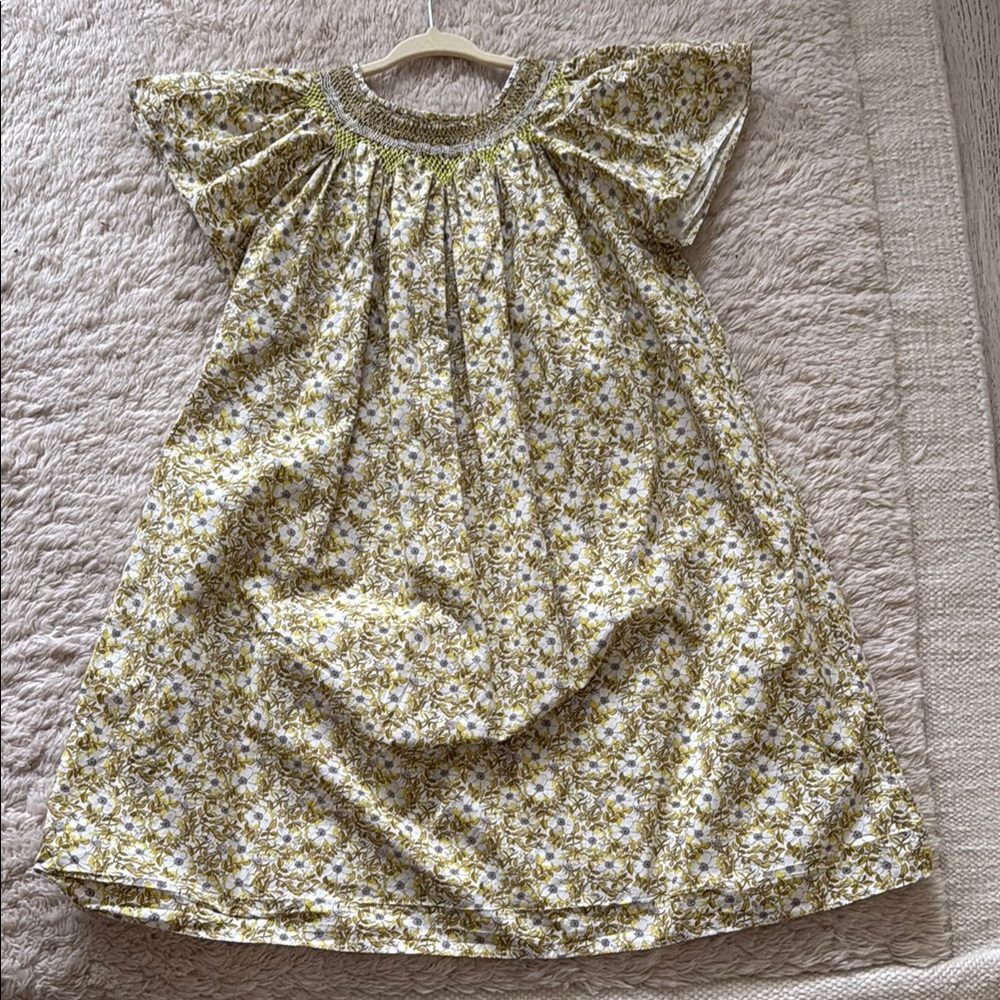 Bonpoint Floral Smocked Dress